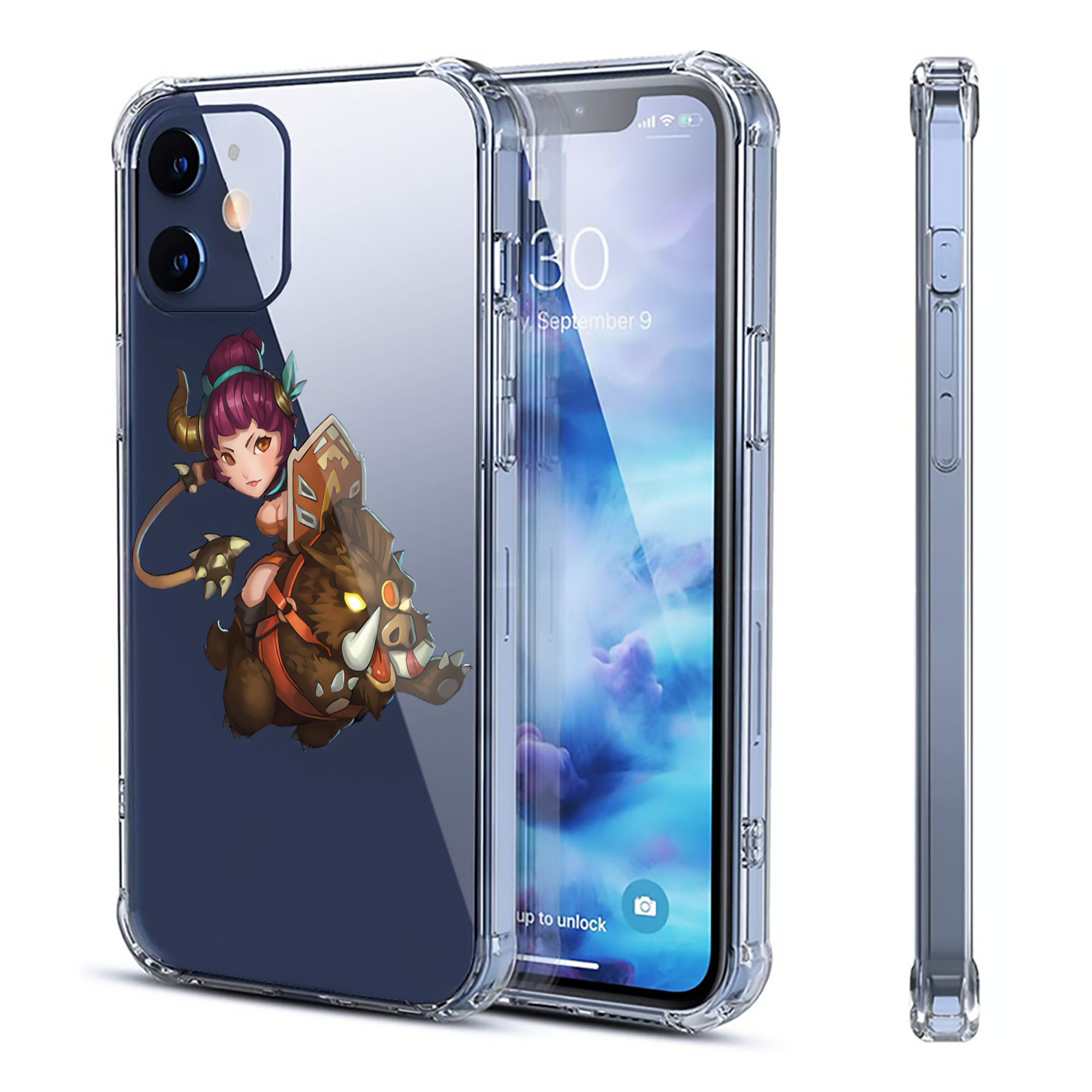 （画像用） リーグ・オブ・レジェンド League of Legends LOL 【iPhone 12シリーズ対応】透明スマホケース（クリアソフトケース）